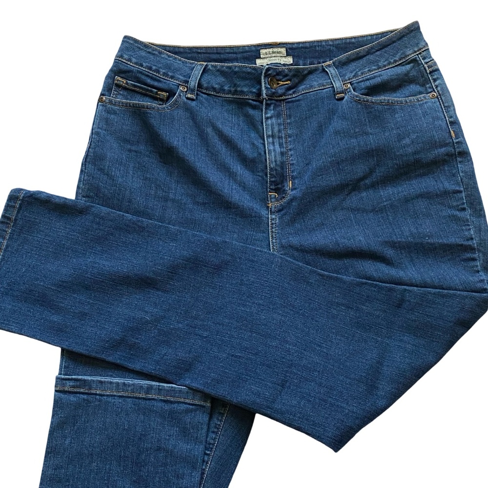 L.L.Bean Womens Classic Fit Stretch Denim Jeans. 14X30"